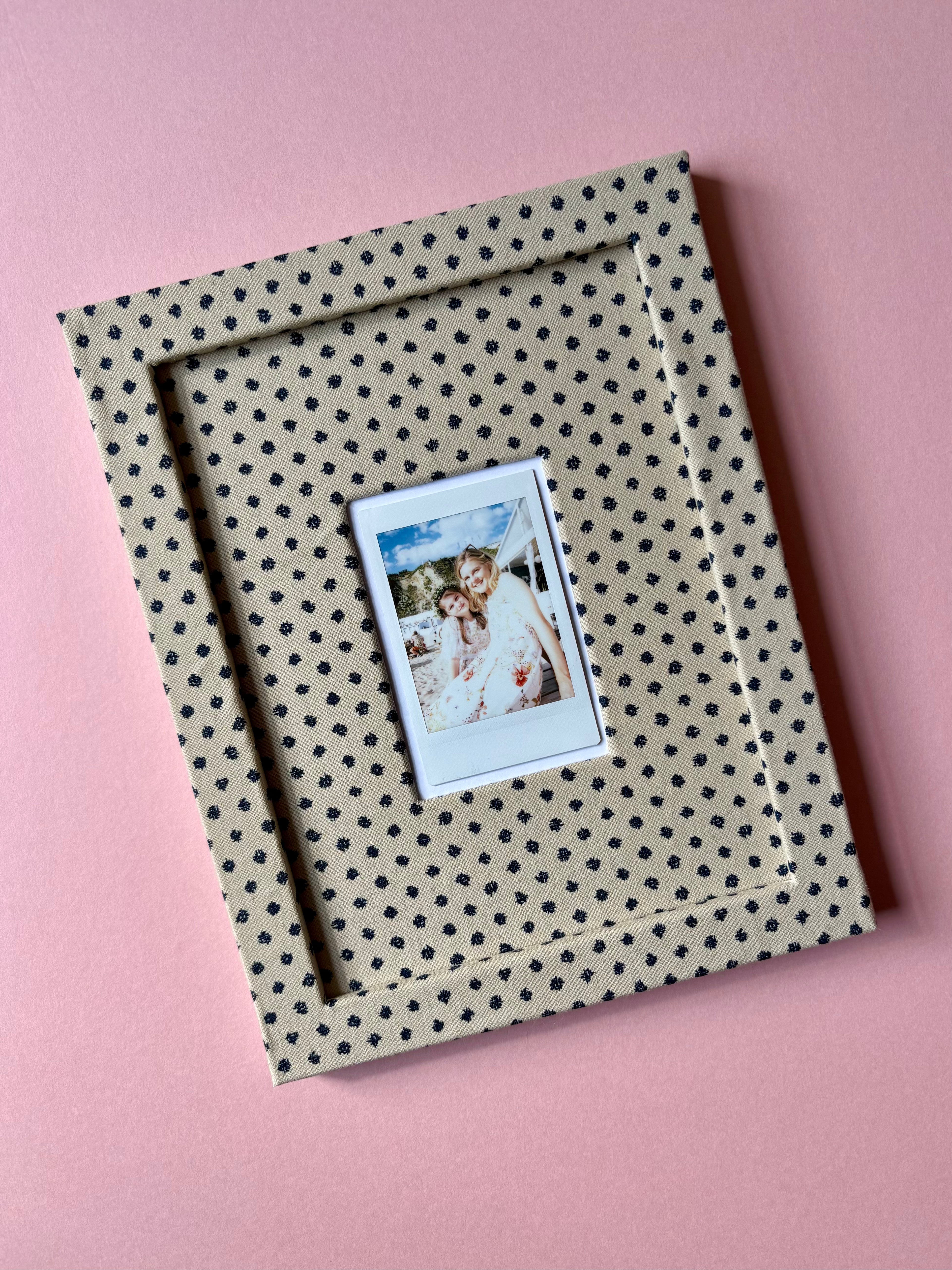 The Snapshot - Polka Dot Fabric Frame