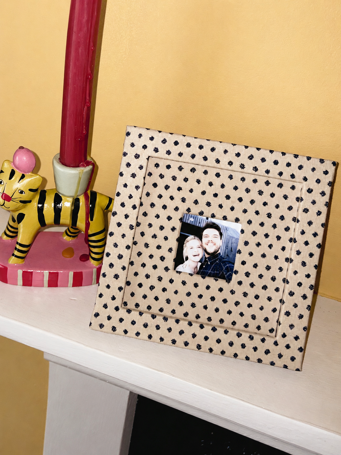 The Square - Polka Dot Fabric Frame
