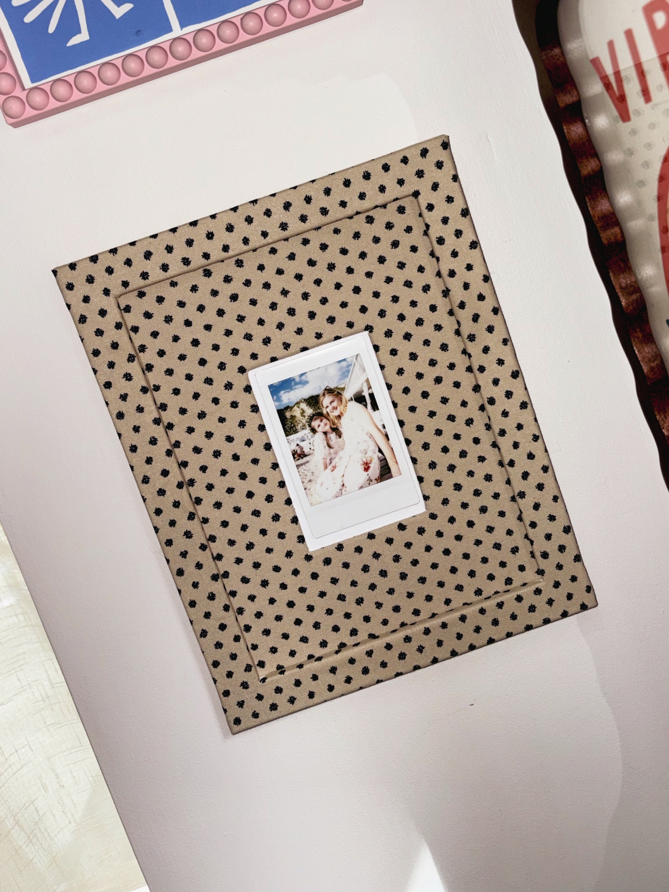 The Snapshot - Polka Dot Fabric Frame